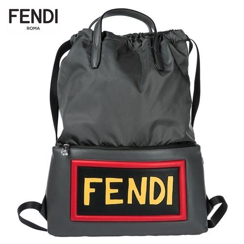 【関税送料込】FENDI スーパーコピー ロゴバックパック 7VZ034SISF05JM